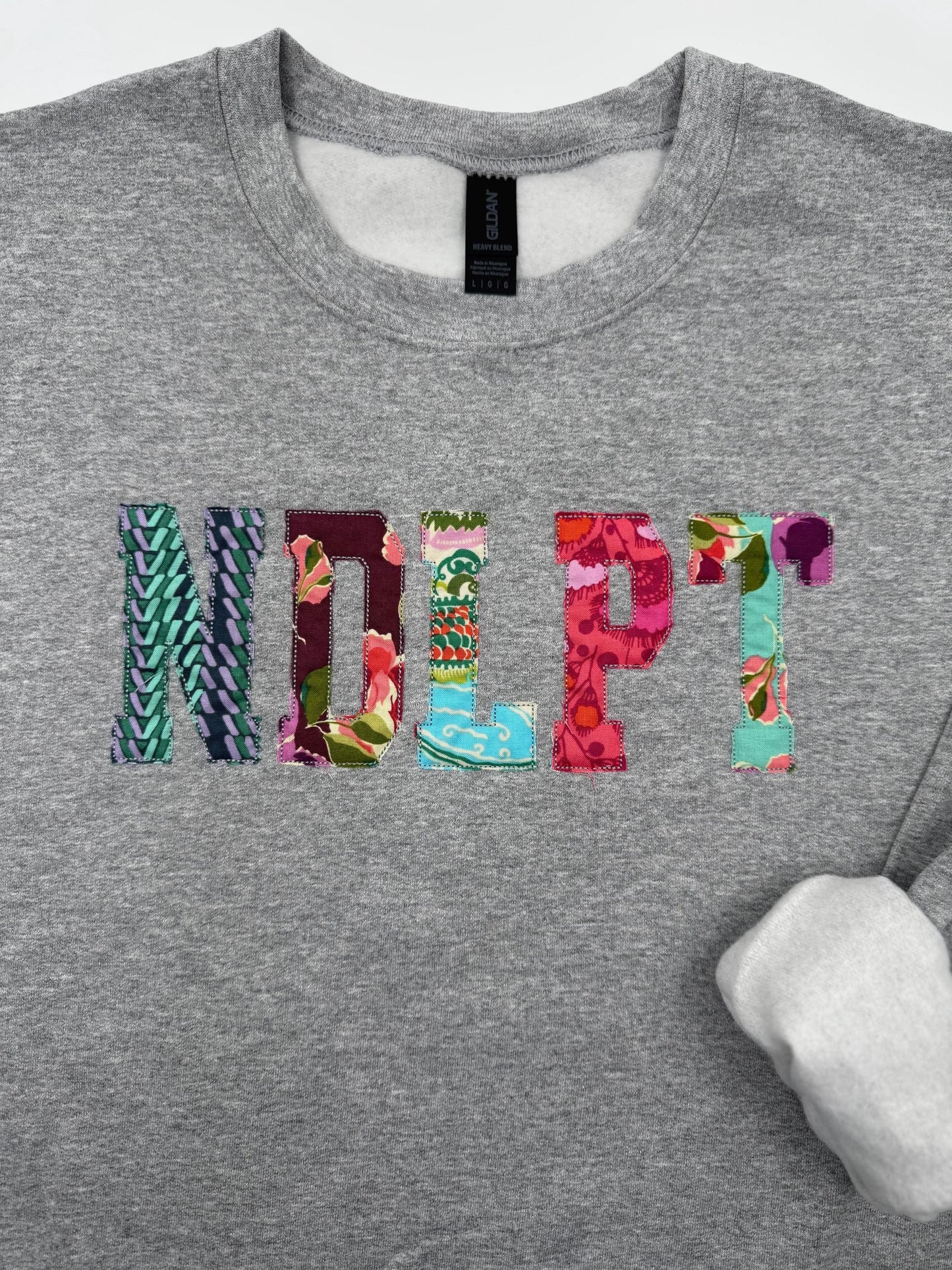 NDLPT Embroidered Applique Sweatshirt