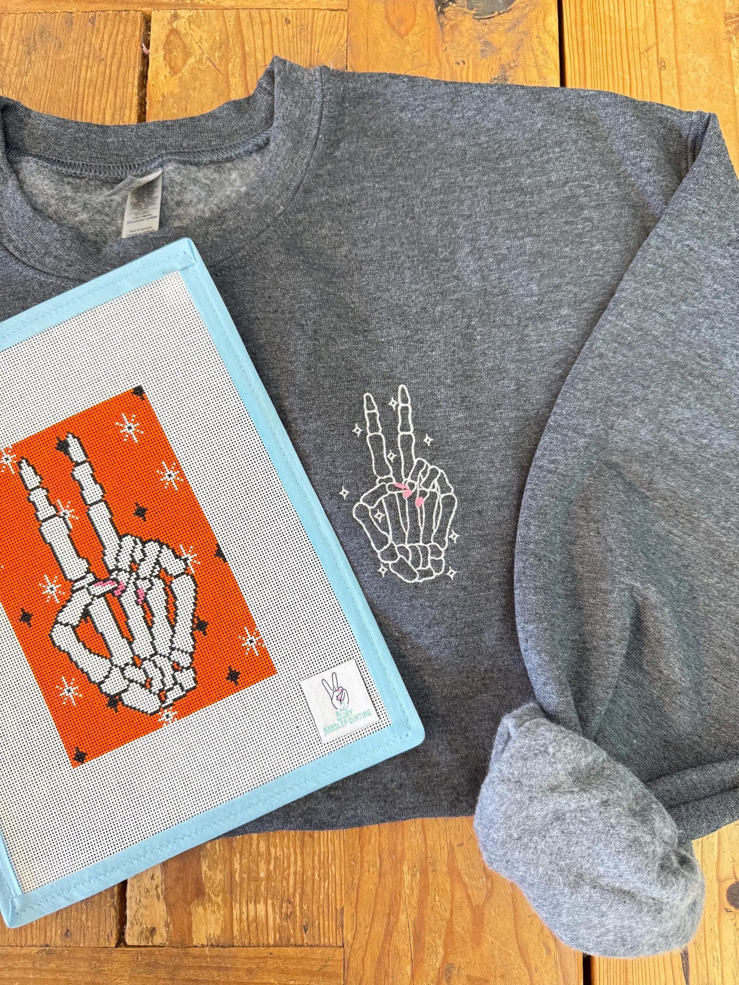 Peace, Witches! Sweatshirt; Halloween peace sign; Spooky season