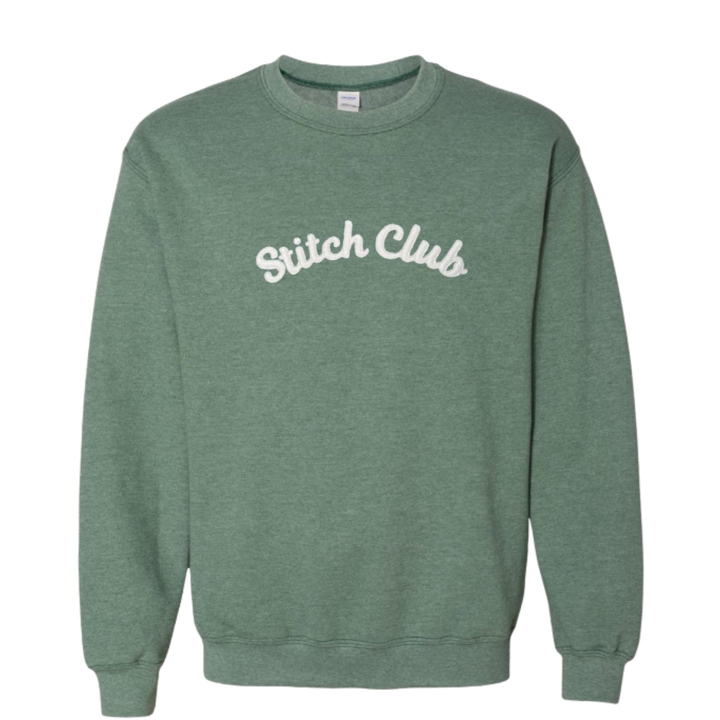 Heather Green "Stitch Club" Sweatshirt