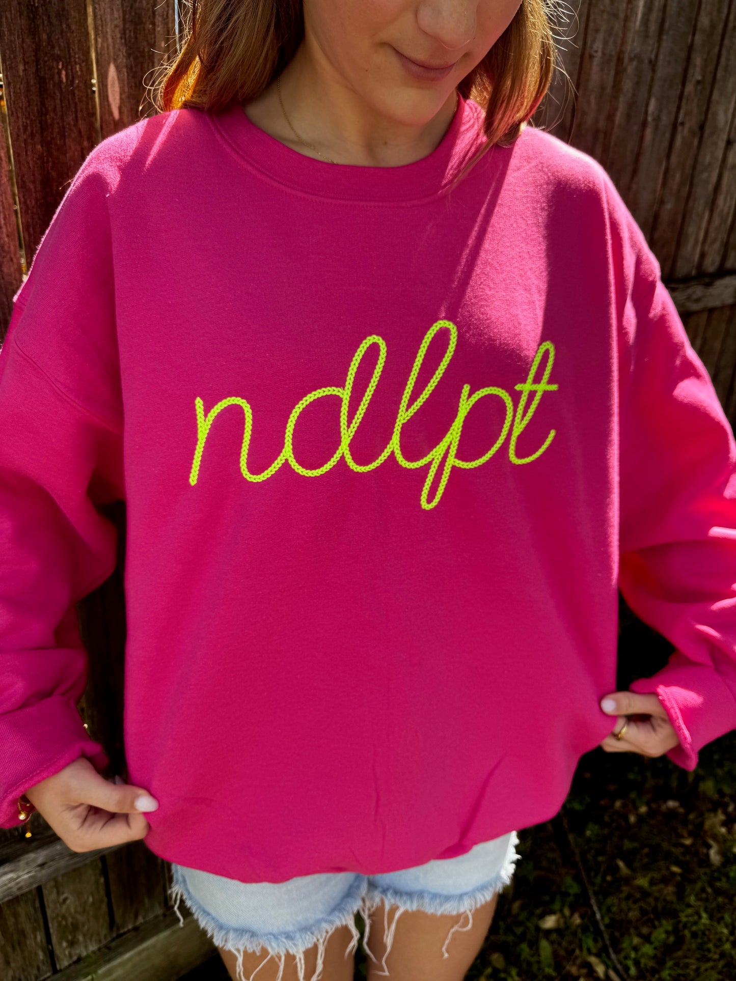 Neon Dreams Chainstitch ndlpt Sweatshirt