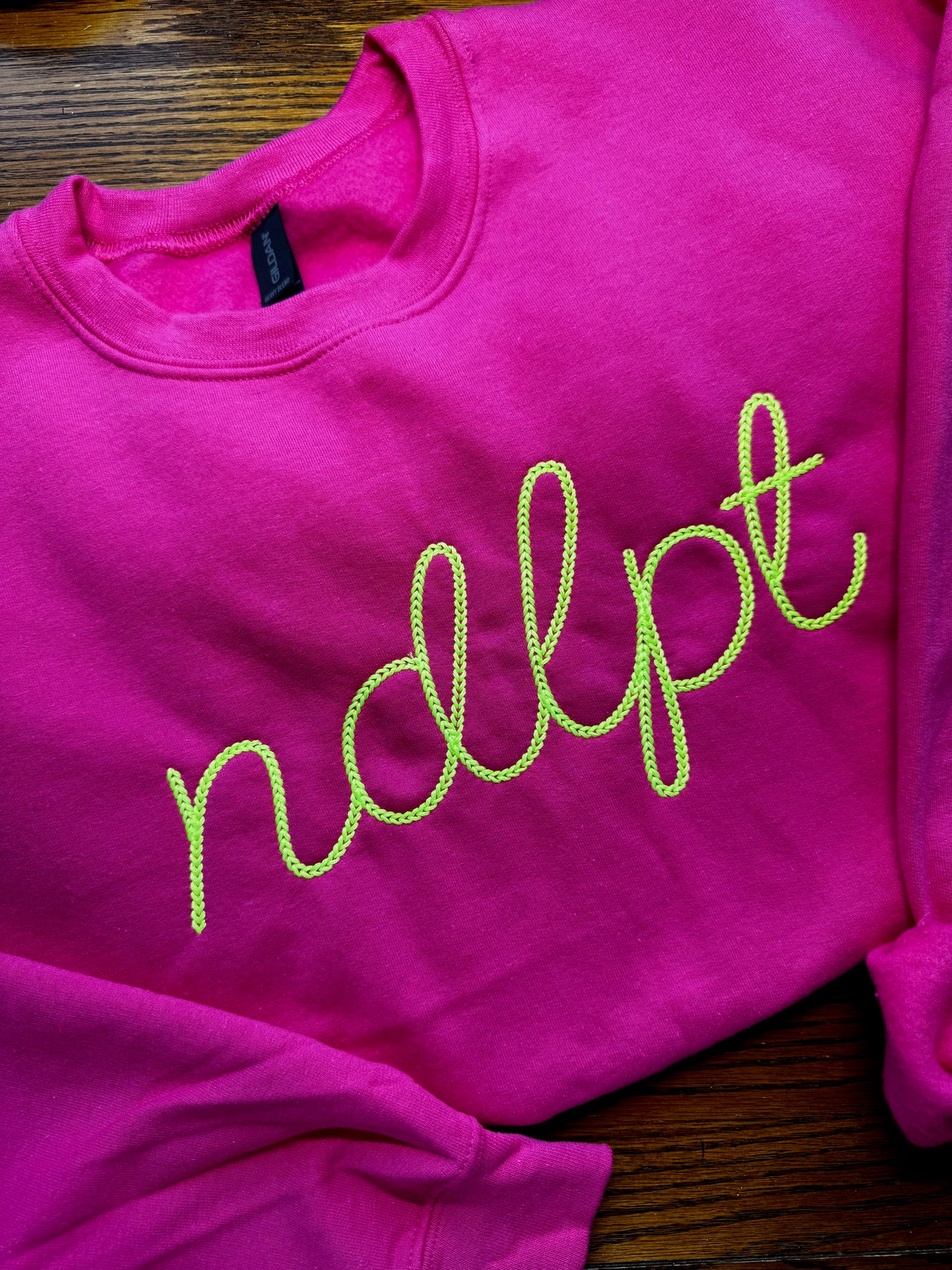 Neon Dreams Chainstitch ndlpt Sweatshirt
