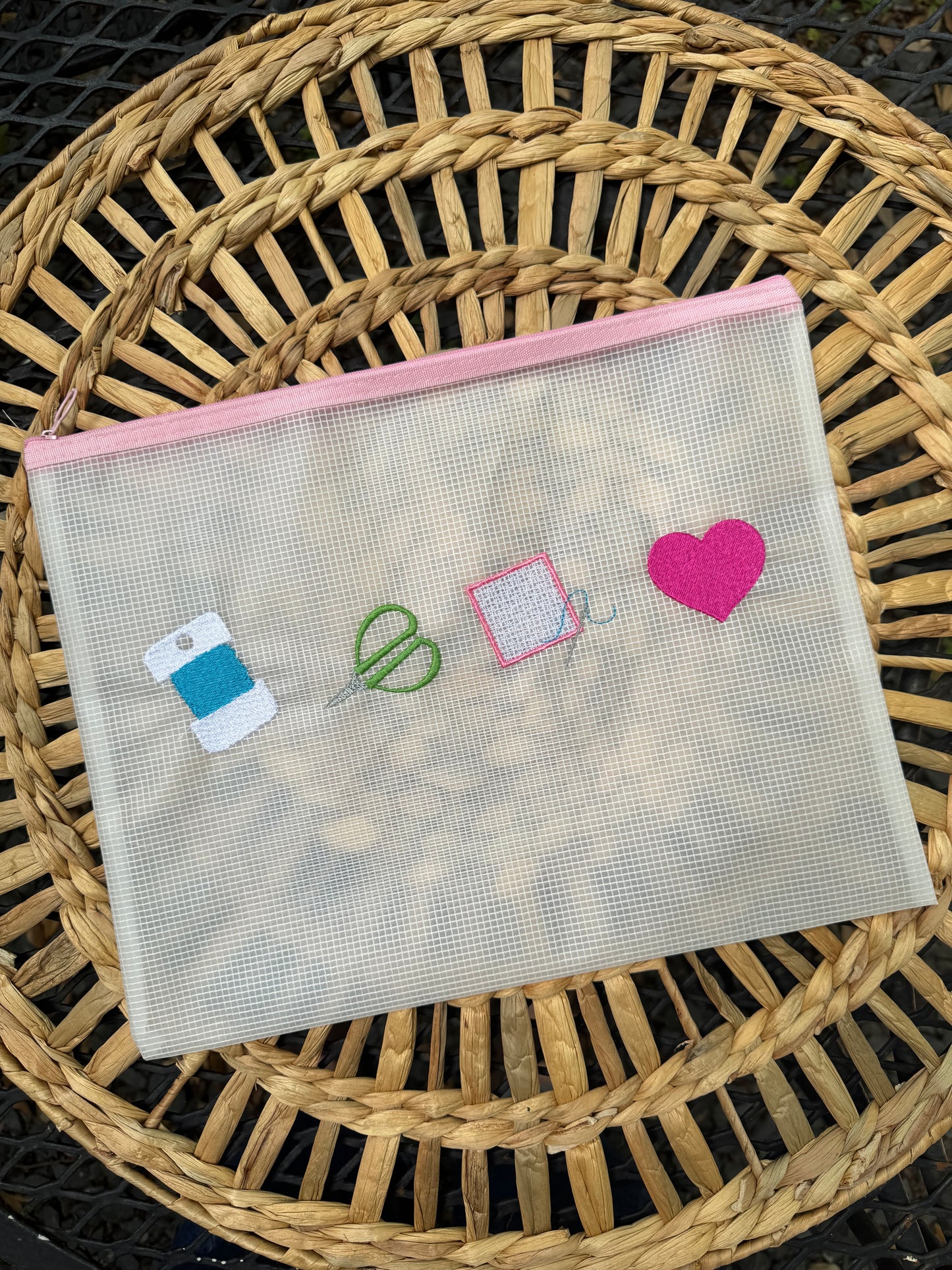 ICONS Needlepoint Project Bag