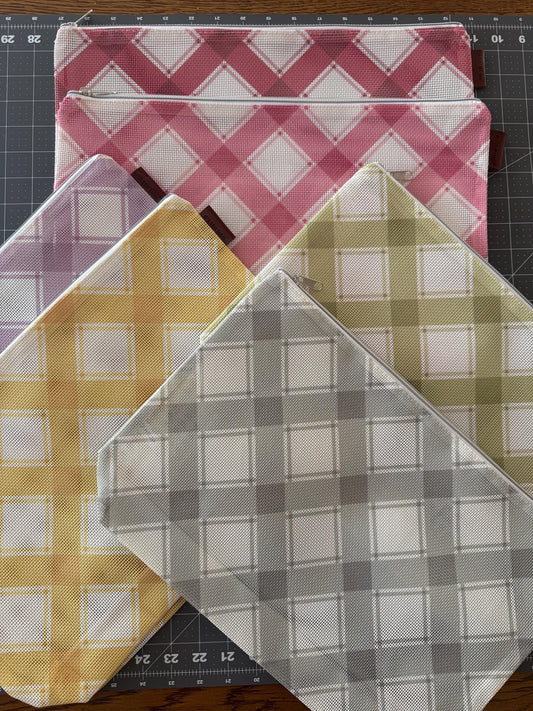 Large It's Sew Emma Mad for Plaid Project Bag