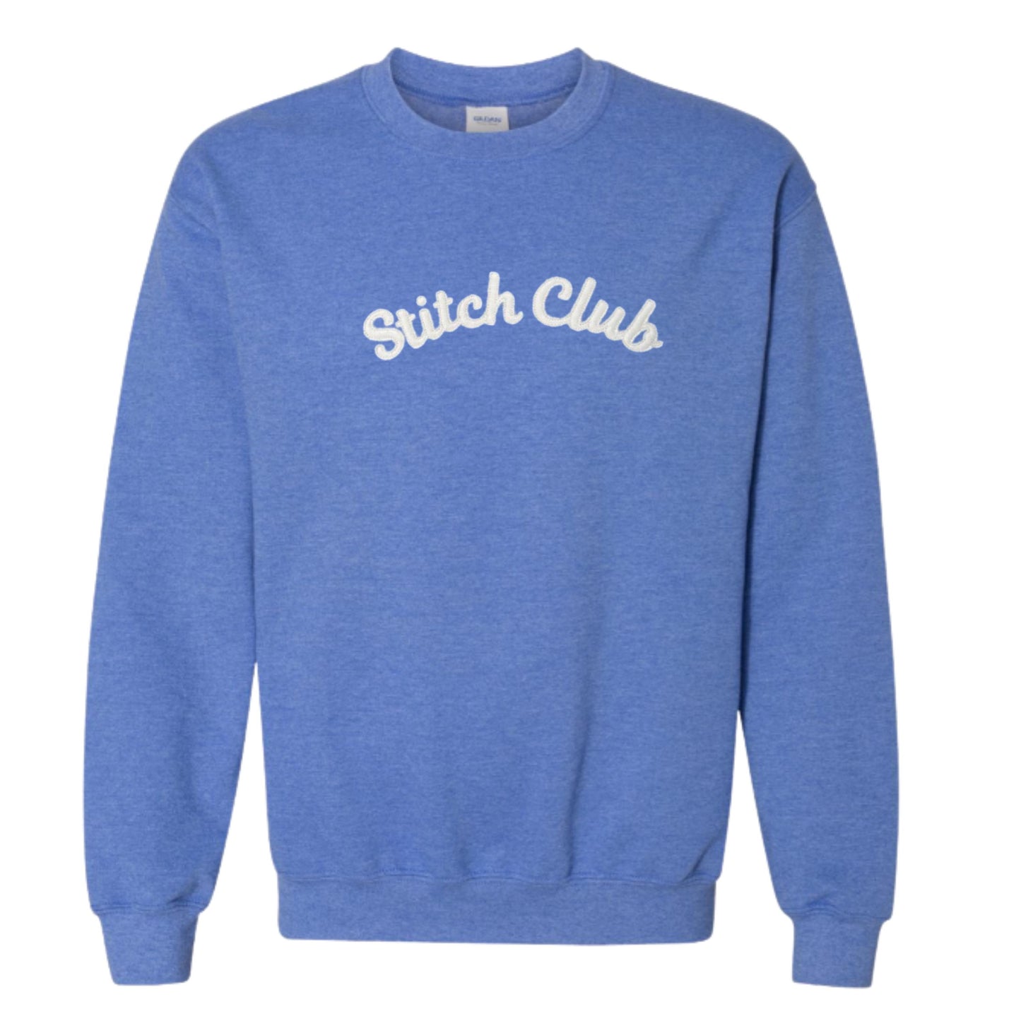 Heathered Royal Blue "Stitch Club" Sweatshirt