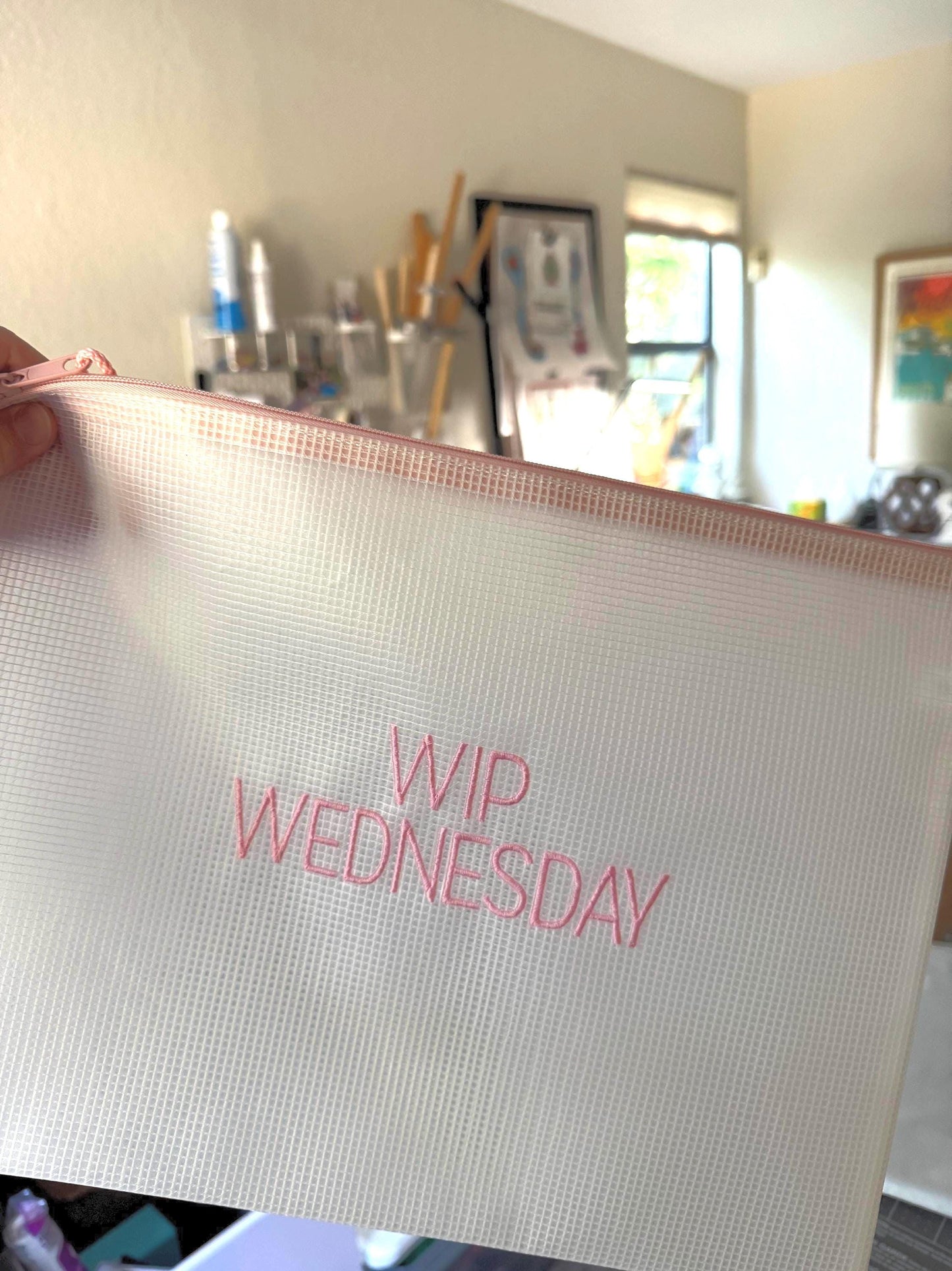 WIP WEDNESDAY Needlepoint Project Bag